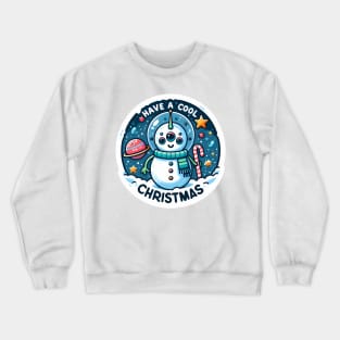 Alien Snowman Crewneck Sweatshirt